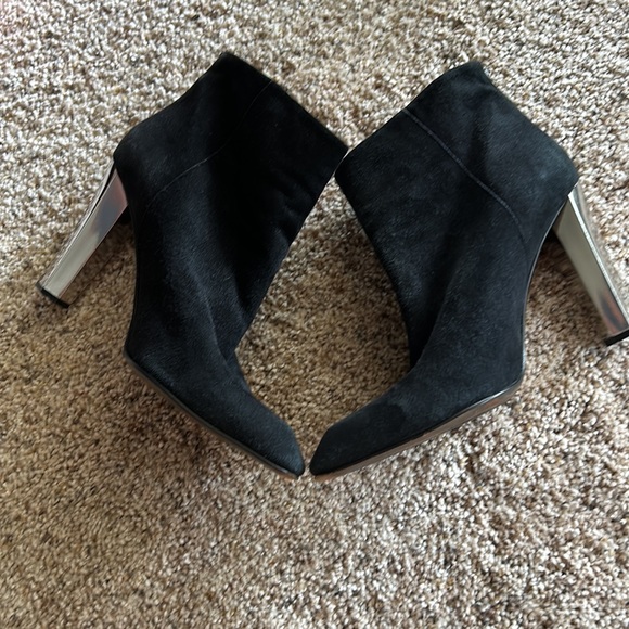 Diane von furstenburg suede ankle boots size 7 1/2 med - Picture 7 of 10